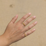 Gold Sea Blossom Ring