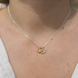 Silver & Gold Sea Blossom Harmony Necklace